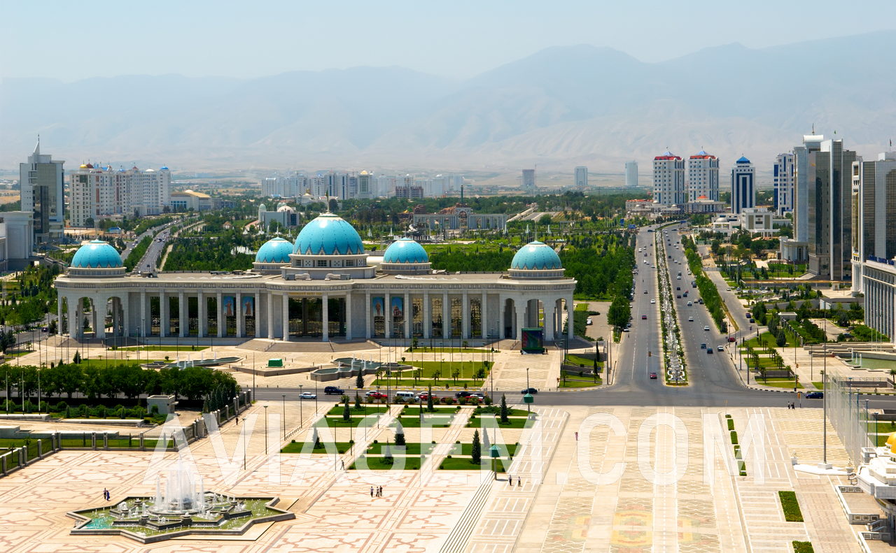 Ashgabat, capital city of Turkmenistan