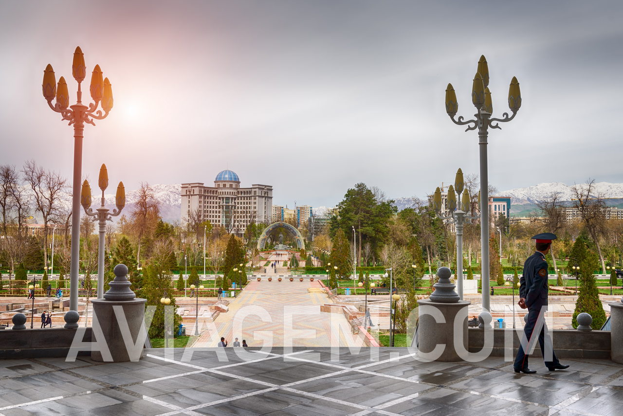 Dushanbe, capital city of Tajikistan