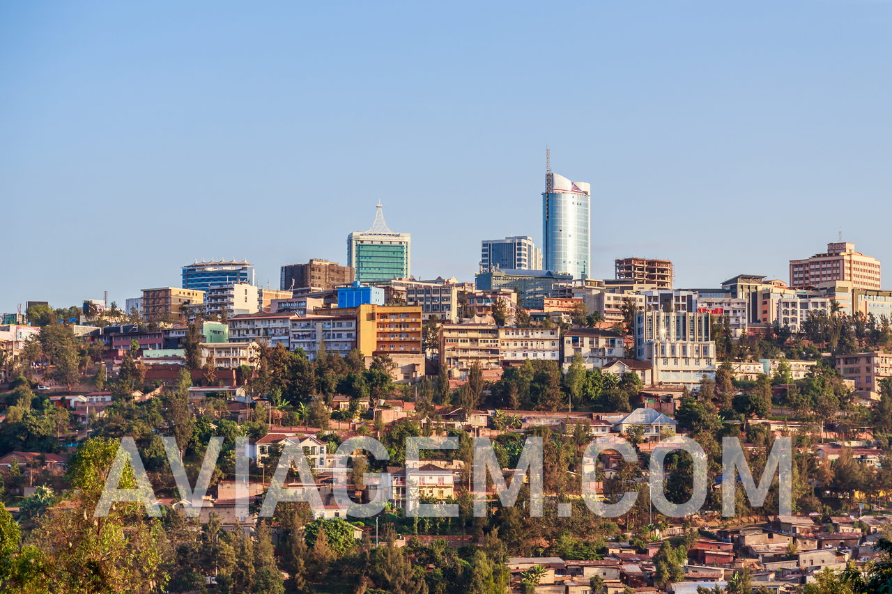 Kigali, capital city of Rwanda