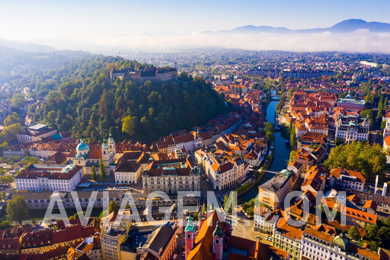 Ljubljana, capital city of Slovenia