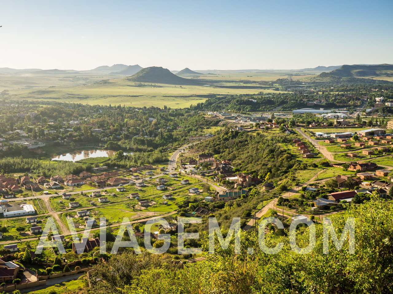 Maseru, capital city of Lesotho