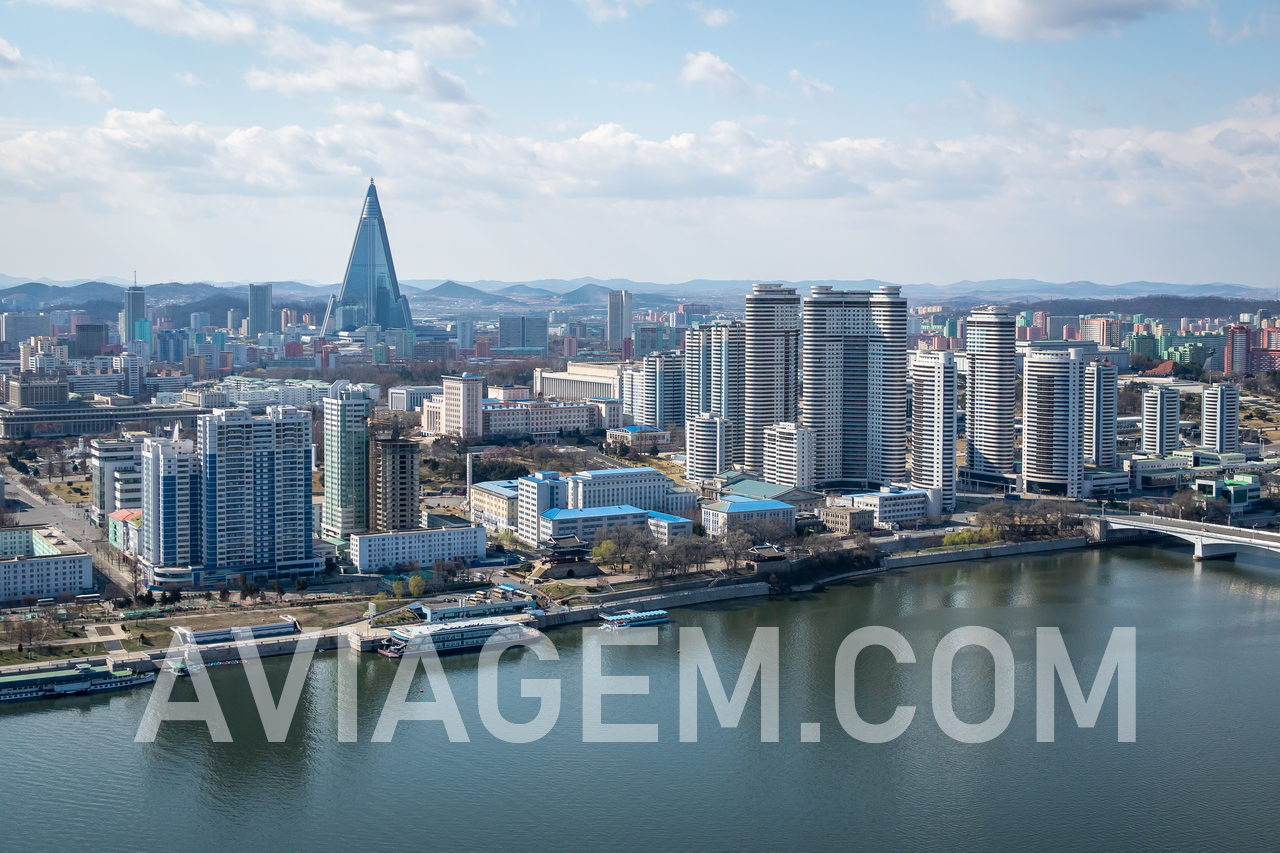 Pyongyang, capital city of North Korea