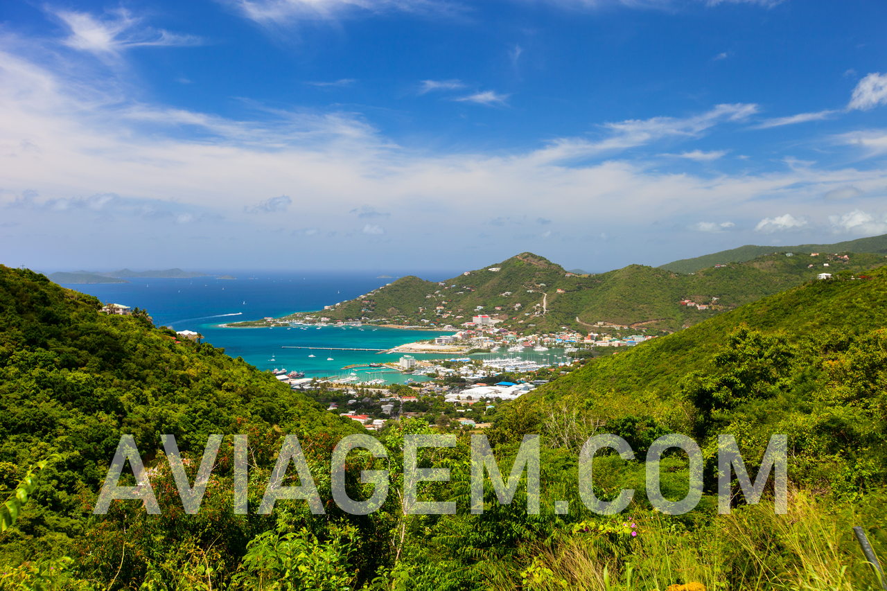 Road Town, Tortola, capital city of British Virgin Islands