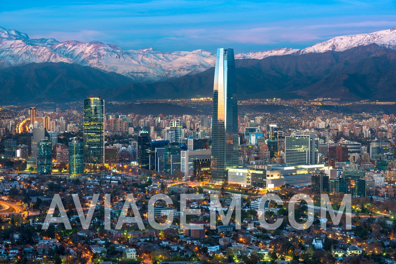 Santiago, capital city of Chile