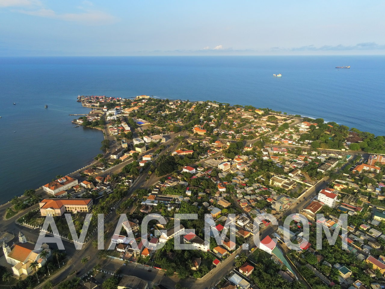 Sao Tome, capital city of Sao Tome and Principe