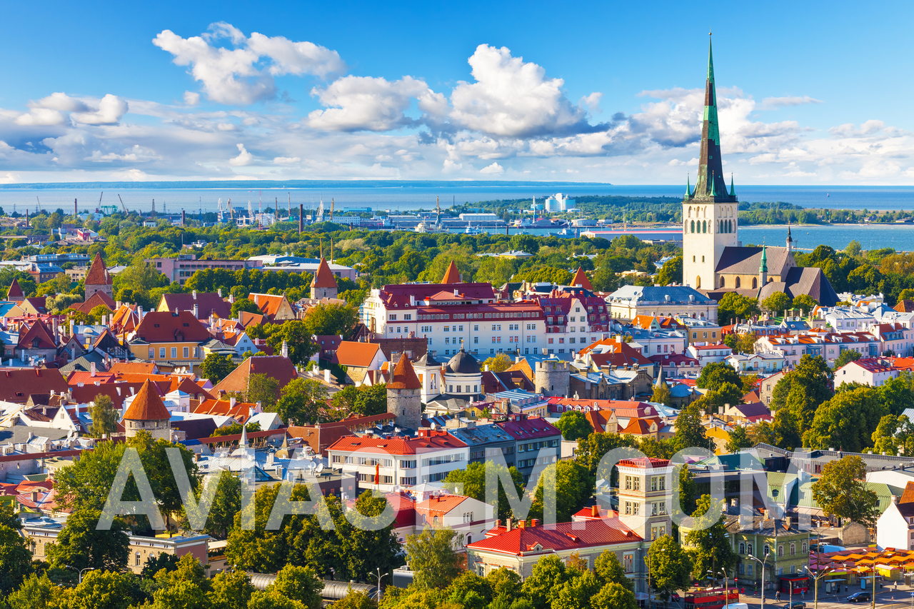 Tallinn, capital city of Estonia