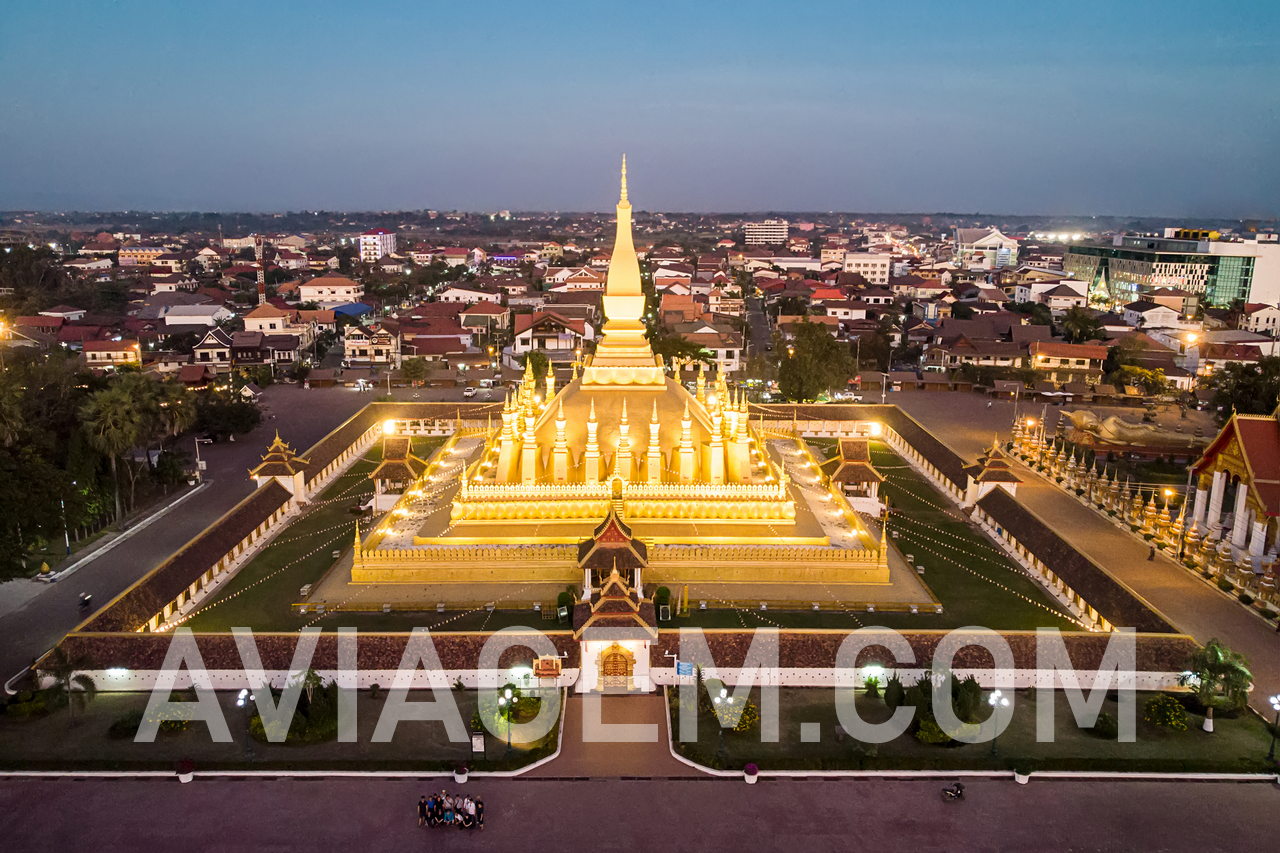Vientiane, capital city of Laos