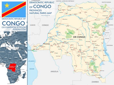 Congo Democratic Republic map