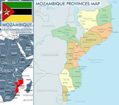 Mozambique map