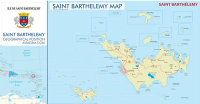 Saint Barthelemy map