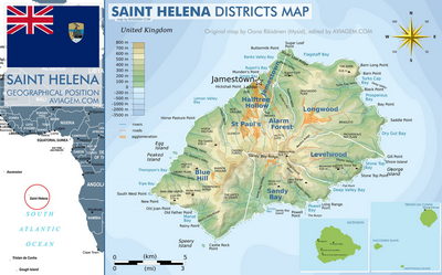 Saint Helena map