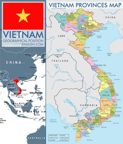 Vietnam map