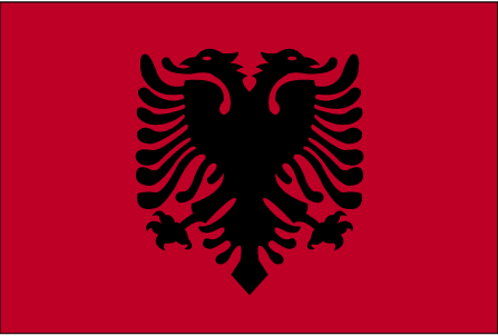 flag of Albania