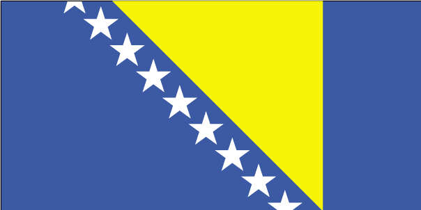 flag of Bosnia and Herzegovina