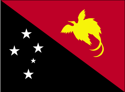 flag of Papua New Guinea