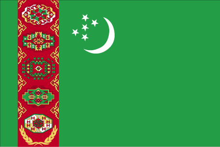 flag of Turkmenistan