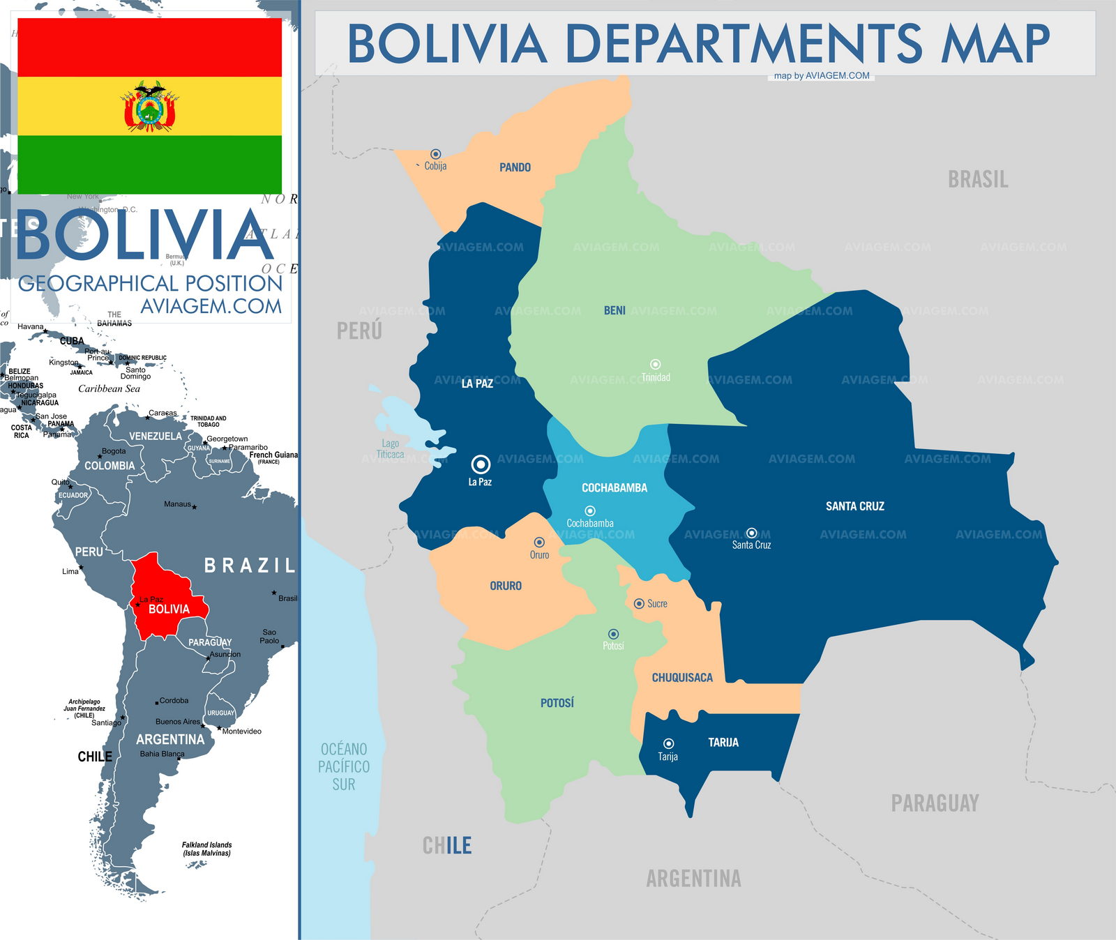 Bolivia map