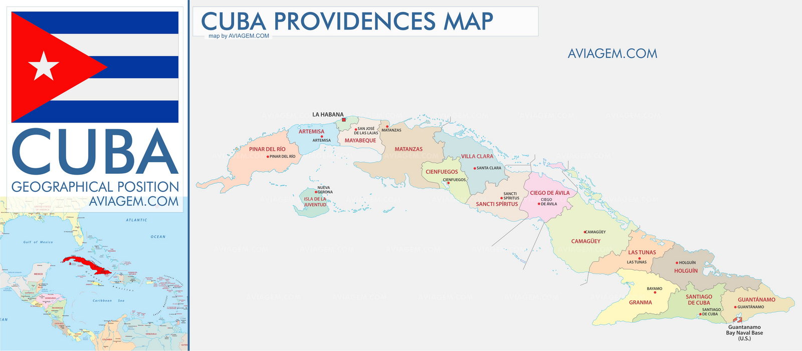 Cuba map