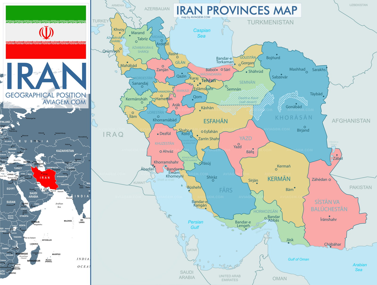 Iran map
