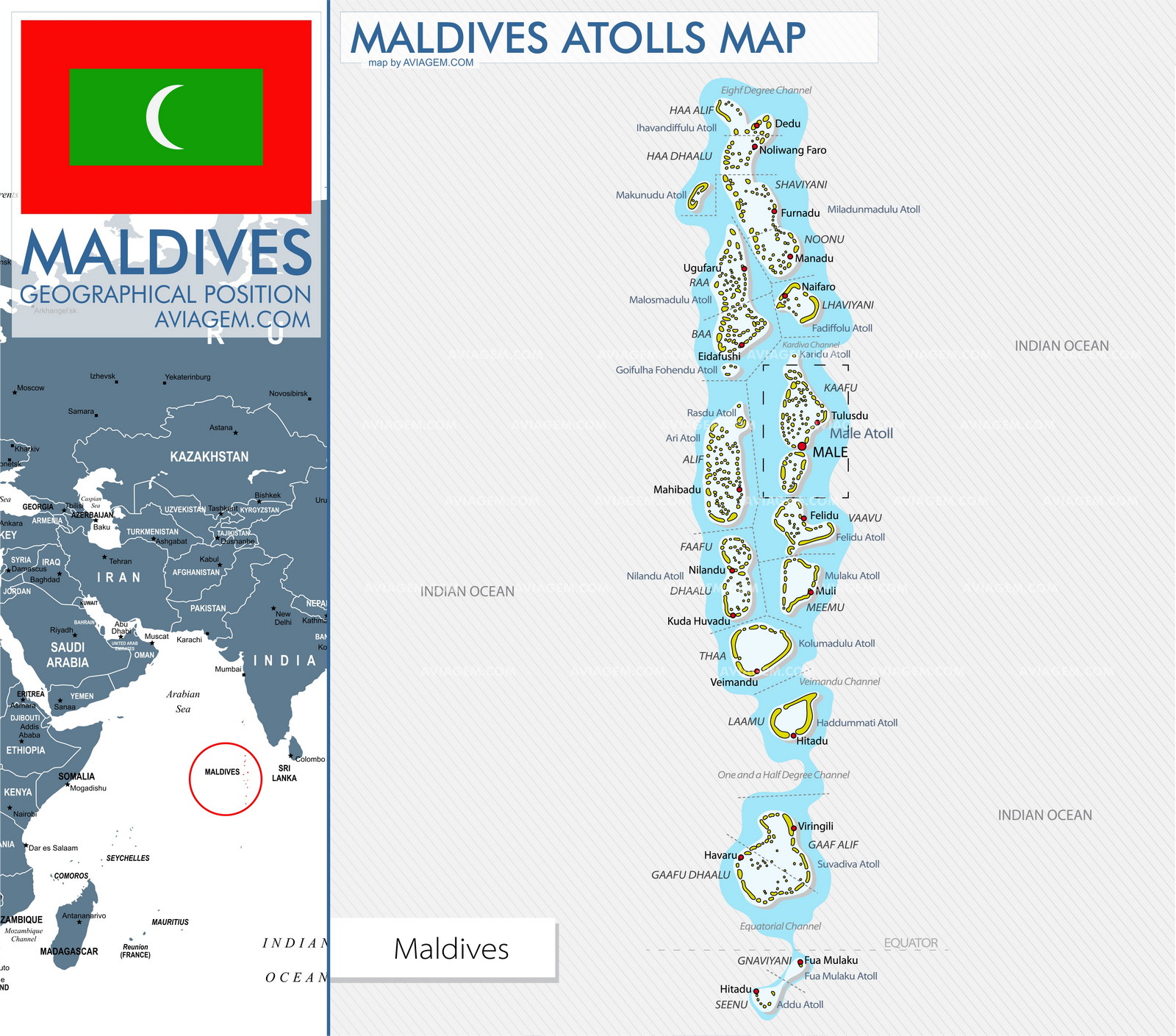 Maldives map