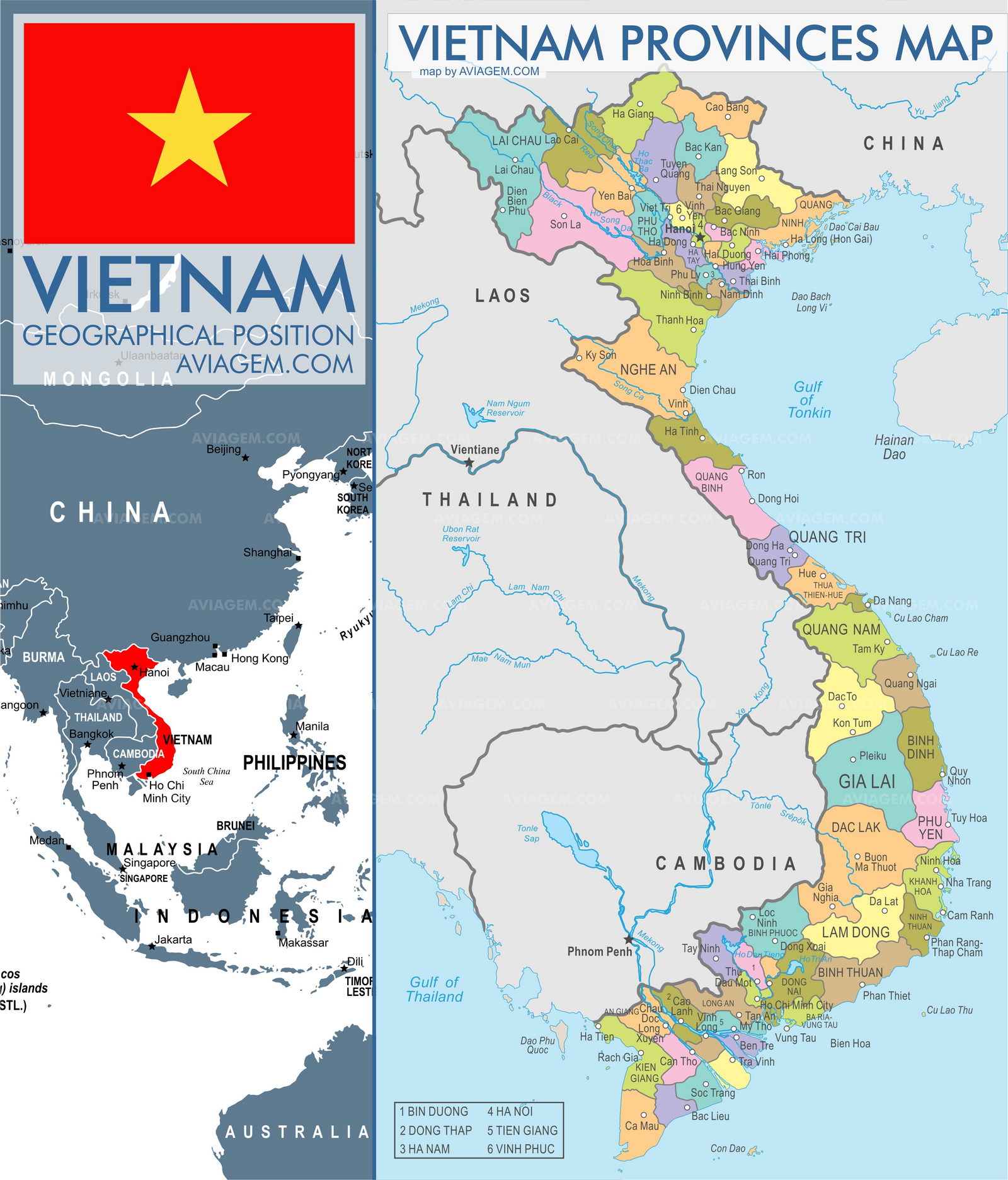 Vietnam map